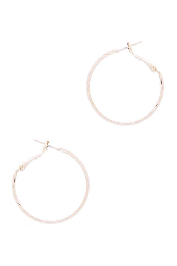 Metal Basic Hoop Earring - Deals Kiosk