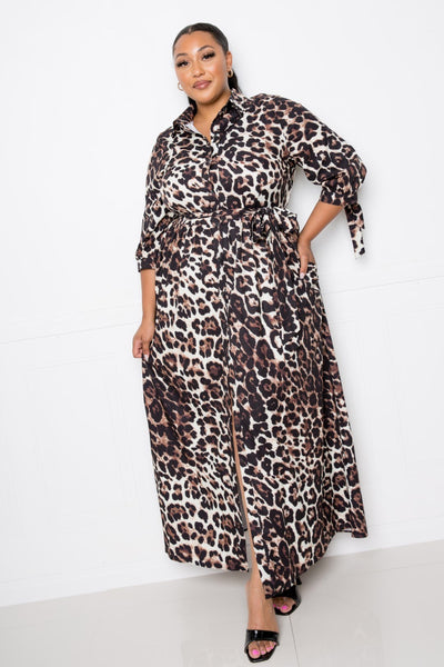 Leopard Printed Dress - Deals Kiosk