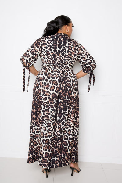 Leopard Printed Dress - Deals Kiosk