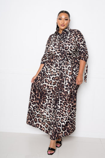 Leopard Printed Dress - Deals Kiosk