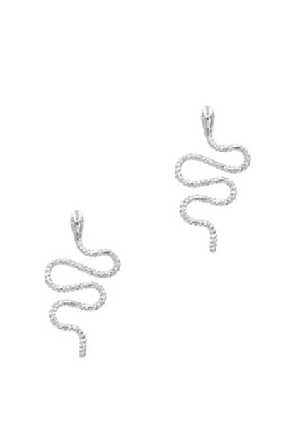 Swirl Snake Metal Earring - Deals Kiosk