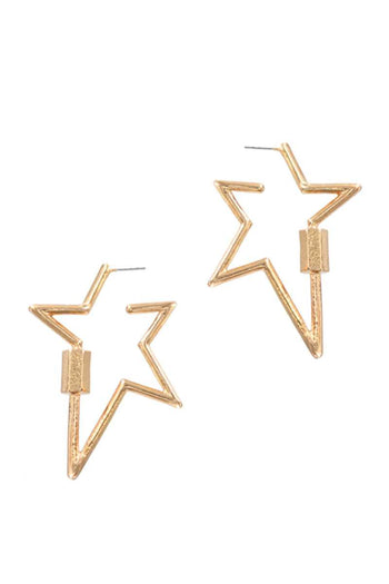 Metal Star Earring - Deals Kiosk