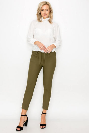 Smocked Trim Pleated Top - Deals Kiosk