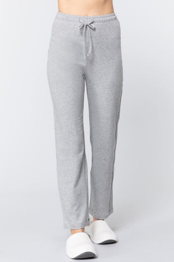 Solid Cotton Pajama Pants - Deals Kiosk
