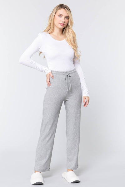 Solid Cotton Pajama Pants - Deals Kiosk