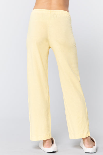 Solid Cotton Pajama Pants - Deals Kiosk