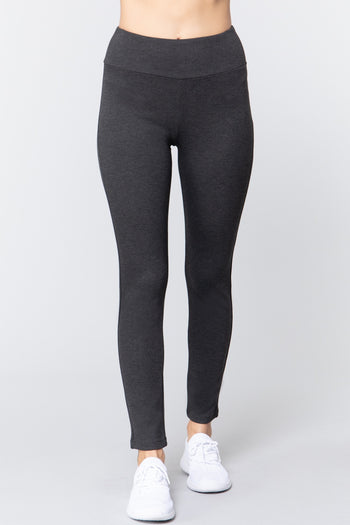 Waist Band Long Ponte Pants - Deals Kiosk