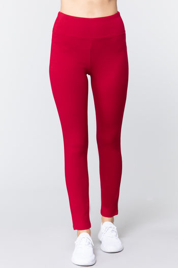 Waist Band Long Ponte Pants - Deals Kiosk