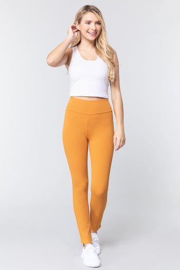 Waist Band Long Ponte Pants - Deals Kiosk