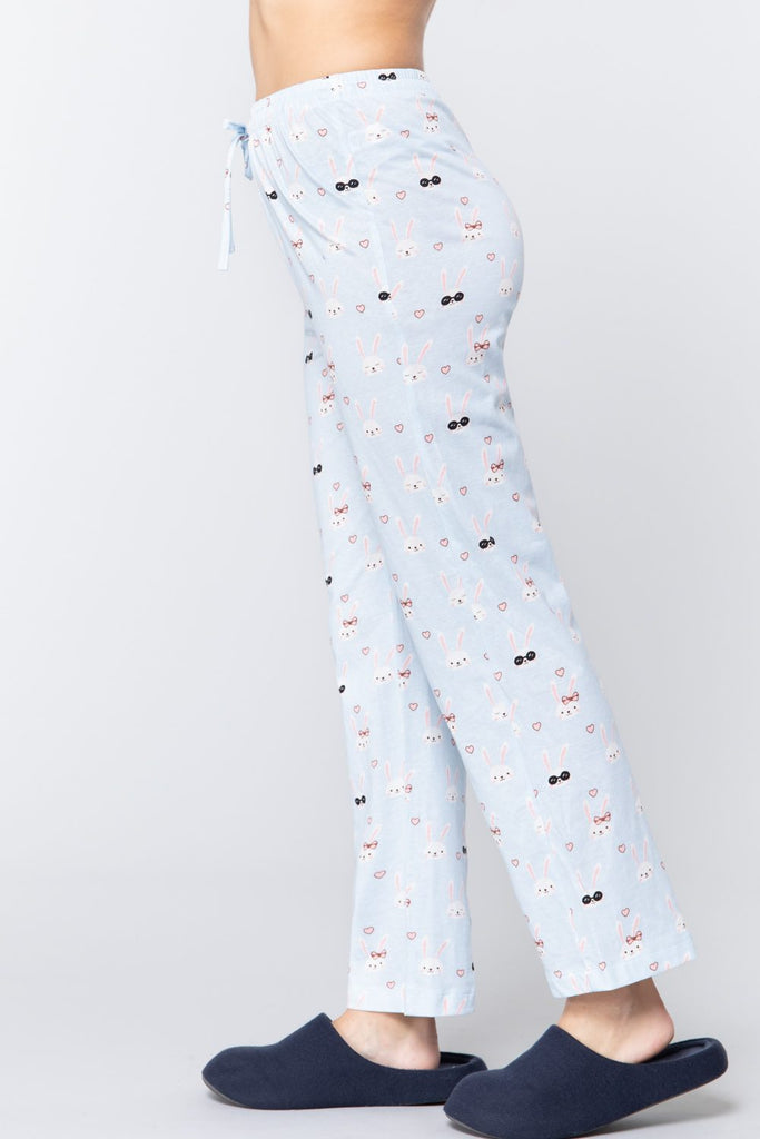 Rabbit Print Cotton Pajama - Deals Kiosk