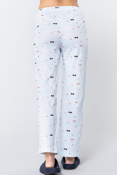 Rabbit Print Cotton Pajama - Deals Kiosk