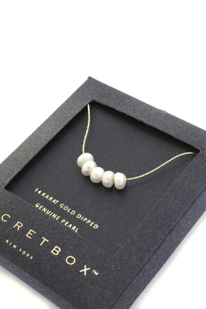 Secret Box Genuine Pearl Necklace - Deals Kiosk