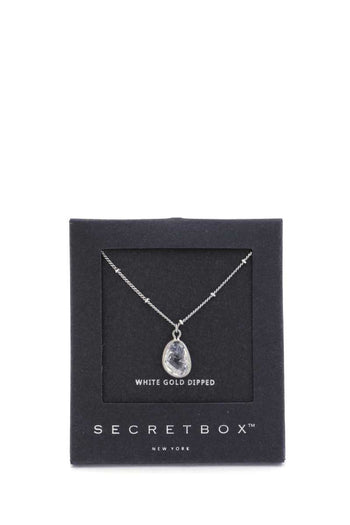 Secret Box Stone Charm Necklace - Deals Kiosk