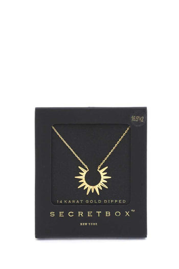 Secret Box Sun Charm Neclace - Deals Kiosk