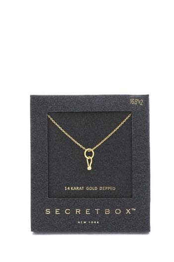Secret Box Dainty Ring Charm Necklace - Deals Kiosk