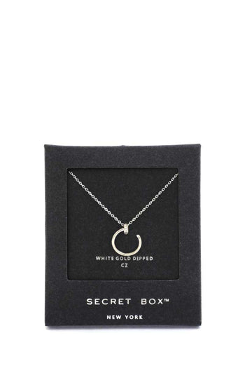 Secret Box Nail Charm Necklace - Deals Kiosk