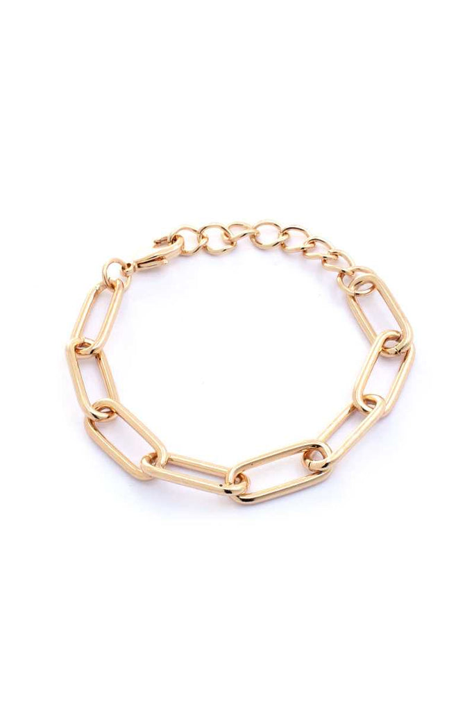 Metal Oval Link Chain Bracelet - Deals Kiosk