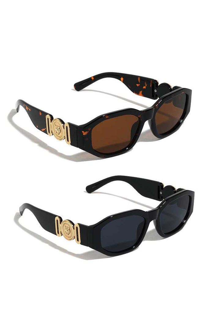 Stylish Plastic Tiger Coin Sunglasses - Deals Kiosk