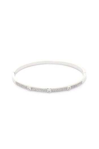 Cubic Zirconia Encrusted Bracelet - Deals Kiosk