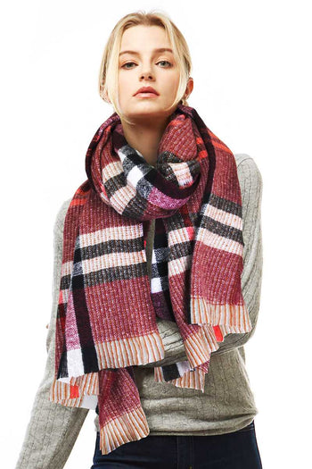 Stylish Plaid Modern Check Scarf - Deals Kiosk