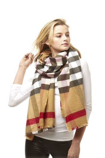 Plaid Oblong Scarf - Deals Kiosk