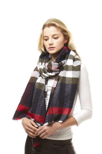 Plaid Oblong Scarf - Deals Kiosk