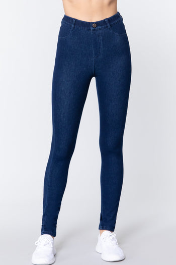 Knit Denim Jeggings - Deals Kiosk