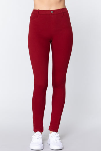 Knit Twill Jeggings - Deals Kiosk