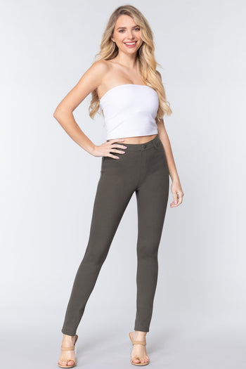 Knit Twill Jeggings - Deals Kiosk