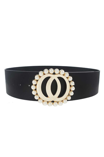 Fashion Double Joined Round Pearl Style Belt - Deals Kiosk