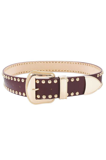 Fashion Studded Western Belt - Deals Kiosk