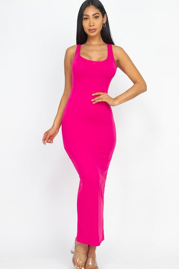 Solid Basic Maxi Dress - Deals Kiosk