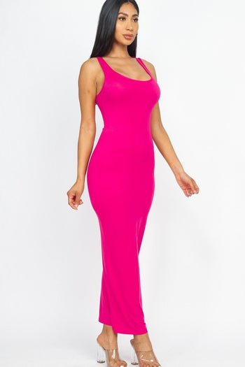 Solid Basic Maxi Dress - Deals Kiosk