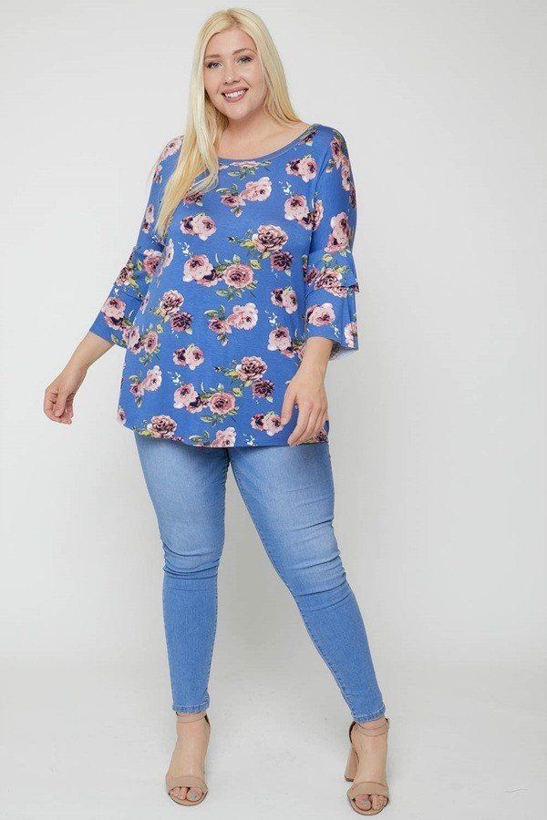 Floral Print Top - Deals Kiosk