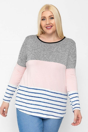 Color Block Top - Deals Kiosk