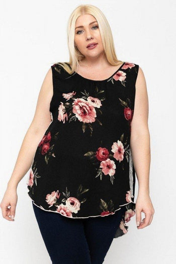 Sleeveless High-low Hemline Top - Deals Kiosk