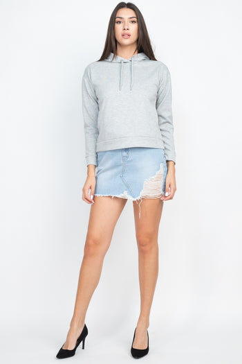 Self-tie Drawstrings Hoodie - Deals Kiosk