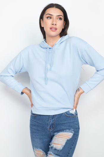 Self-tie Drawstrings Hoodie - Deals Kiosk