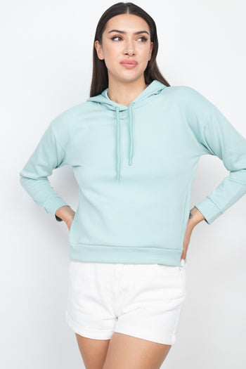 Self-tie Drawstrings Hoodie - Deals Kiosk