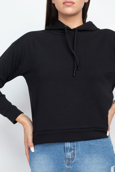 Self-tie Drawstrings Hoodie - Deals Kiosk