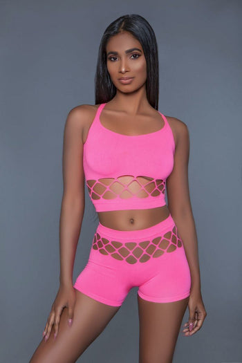 Wide Fishnet, Long Sleeve Bodysuit. - Deals Kiosk
