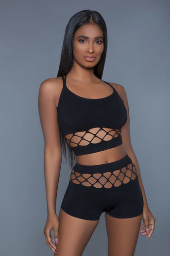 Wide Fishnet, Long Sleeve Bodysuit. - Deals Kiosk