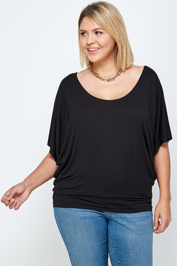 Solid Knit Top, With A Flowy Silhouette - Deals Kiosk