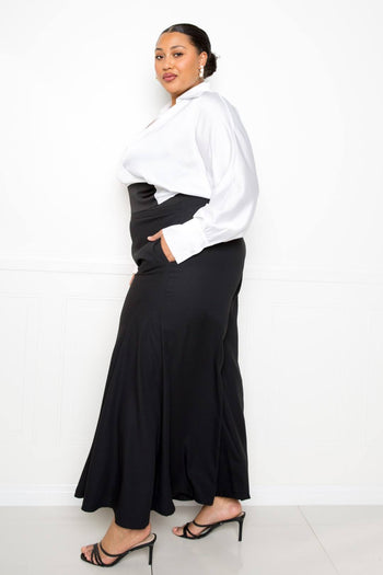 Satin Long Sleeve Tie Waist Wrap Top - Deals Kiosk