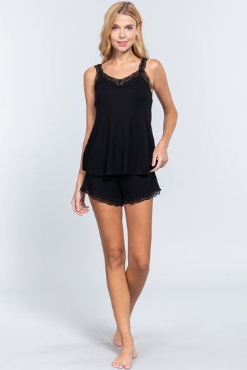 Thermal Flare Top/shorts Pajama Set - Deals Kiosk