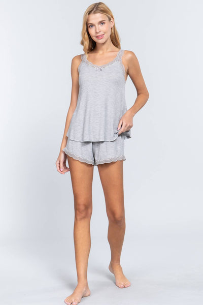 Thermal Flare Top/shorts Pajama Set - Deals Kiosk