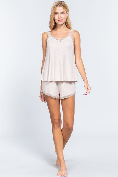 Thermal Flare Top/shorts Pajama Set - Deals Kiosk