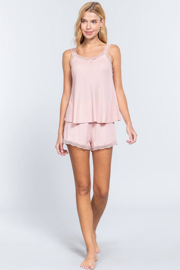 Thermal Flare Top/shorts Pajama Set - Deals Kiosk