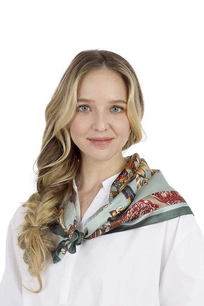 Fashion Belt Print Neck Scarf - Deals Kiosk