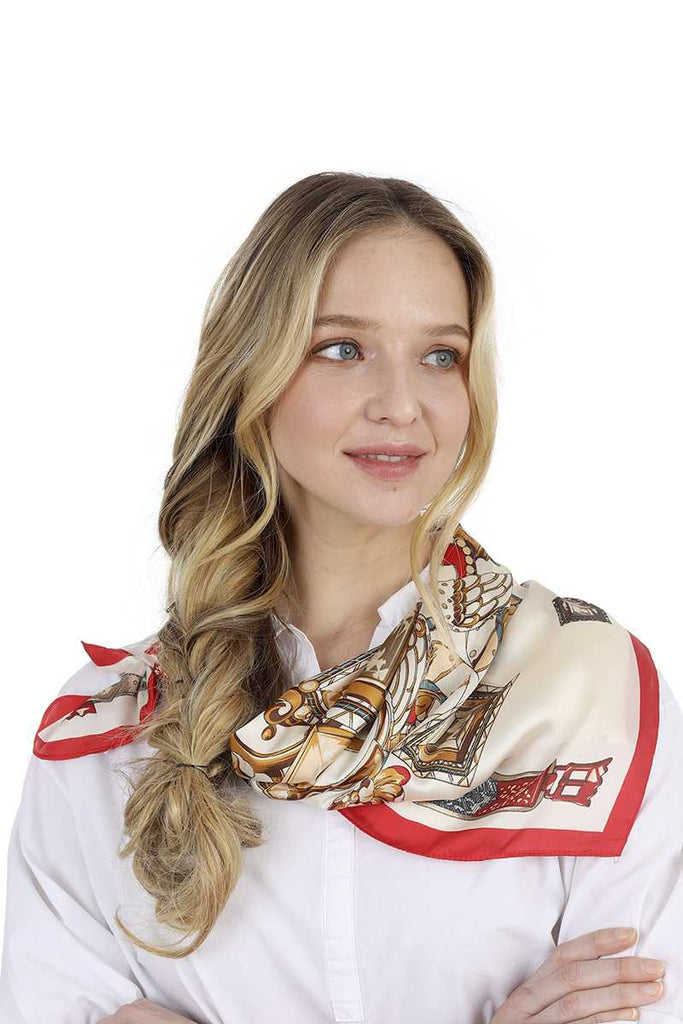 Fashion Belt Print Neck Scarf - Deals Kiosk